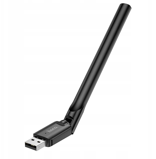 Picture of Karta sieciowa WiFI4 Hoco na USB A HI32 czarna