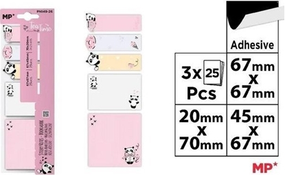 Picture of Karteczki samoprzylepne - Panda tea time