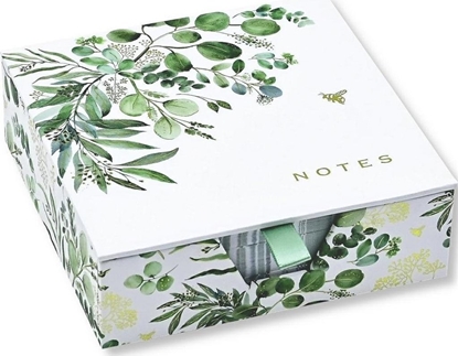 Изображение Karteczki zdobione Eukaliptus kostka biurowa