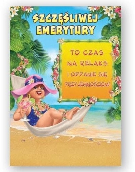 Picture of Kartka okolicznociowa Emetytura dua TDF27