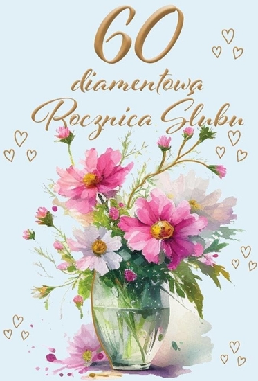 Picture of Kartka okolicznociowa Rocznica lubu 60