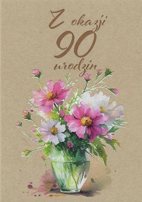 Picture of Kartka okolicznociowa Urodziny 90 EDUKAMP