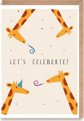 Picture of Kartka urodzinowa yrafy Let's celebrate!