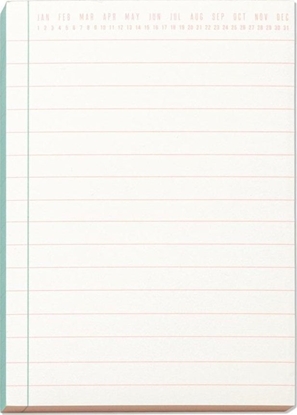 Picture of Kartki na biurko - Green & Peach