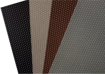 Изображение Karton obustronny kropki 300g 24x34cm 4 ark MIX