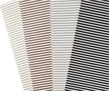 Изображение Karton obustronny paski 300g 24x34cm 4 ark MIX