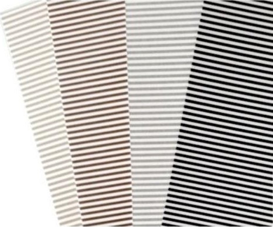 Изображение Karton obustronny paski 300g 24x34cm 4 ark MIX