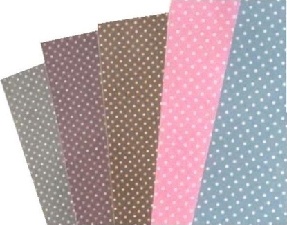 Изображение Karton w kropki 24x34cm 5 arkuszy