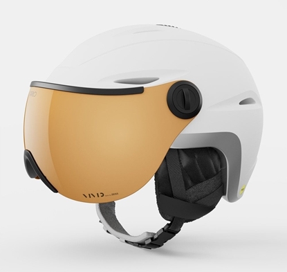 Picture of Kask zimowy damski GIRO ESSENCE MIPS matte white / VIVID copper roz. M (55.5-59 cm) (NEW 2025/2026)