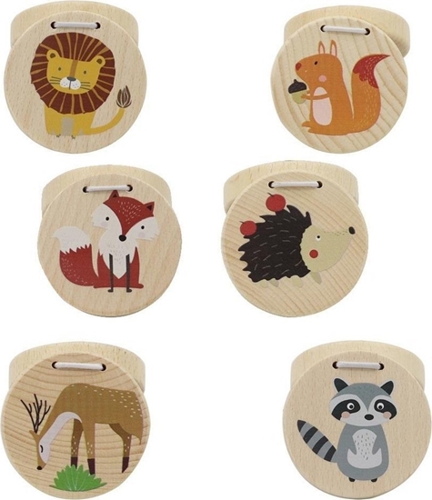 Picture of Kastaniety drewniane zwierztka