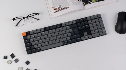 Изображение Keychron K5v2 RGB Hot Swap 100% Mechanical Keyboard, Keychron Low Profile 2.0 Red Switches