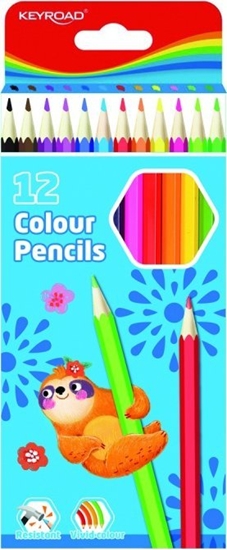 Picture of Keyroad Kredki oówkowe KEYROAD, szecioktne, 12 szt., 2,9mm, pudeko