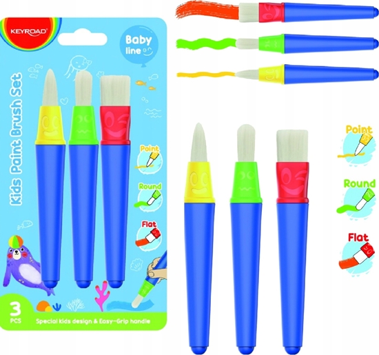 Picture of Keyroad Pdzle dla dzieci KEYROAD, 3 szt. paski, punktowy, okrgy, blister