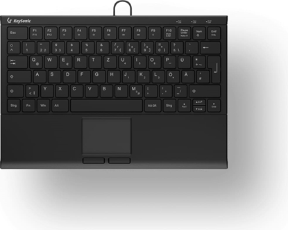 Изображение Keysonic KSK-5211ELU (DE) tastatūra Mājas USB QWERTZ Vācu Melns