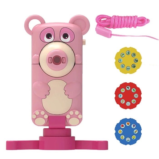 Picture of Kiddyz PR1 Children 2in1 Compact Foldable Drawing Projector desk stand Camera Bear Design