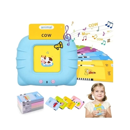 Picture of Kiddyz Speech Learning Toy with Cards 112 pcs English Word Recognition & Pronunciation