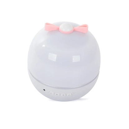 Picture of Kiddyz WH-16E Dream Projection Night Lamp (12x12xm) with 6 pattern films USB-C rechargeable White