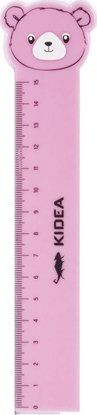 Picture of Kidea Linijka z figurka 15cm Kidea Róowy