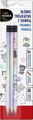 Attēls no Kidea Oówki trójktne z gumk 3 szt blister Kidea
