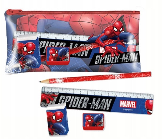 Picture of Kids Euroswan Piórnik z akcesoriami 5el. Spiderman SP50022 Kids Euroswan