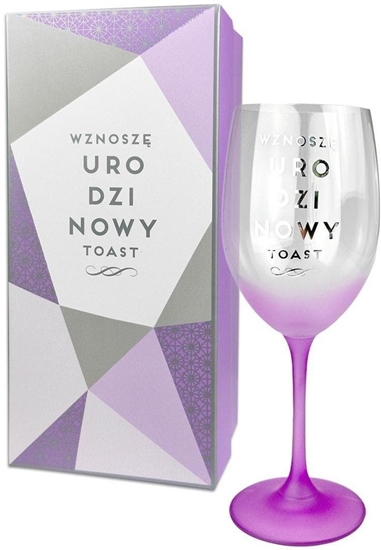 Изображение Kieliszek Pastelove Urodziny Toast