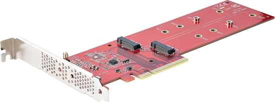 Изображение Kiesze StarTech StarTech DUAL-M2-PCIE-CARD-B adapter Wewntrzny M.2