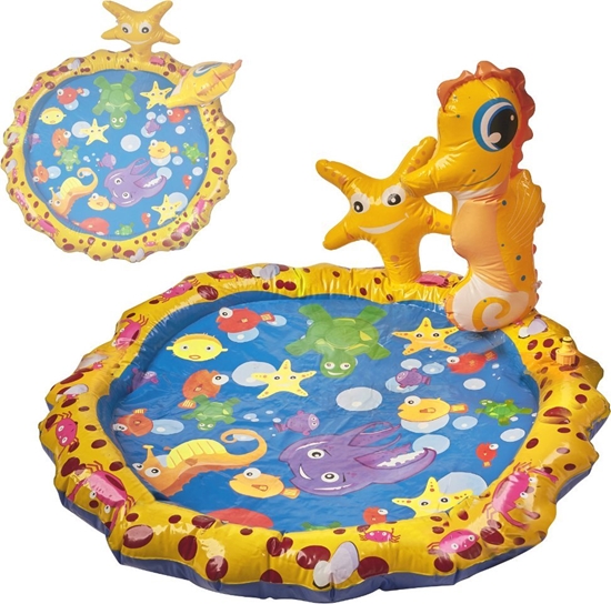 Изображение KIK Basen brodzik dla dzieci fontanna prysznic zraszacz ogrodowa 96x55cm