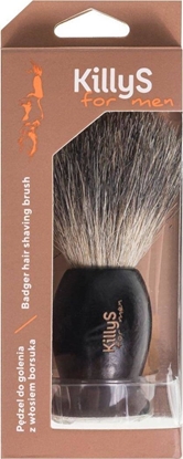Изображение KILLYS For Men Badger Hair Shaving Brush pdzel do golenia z wosiem borsuka