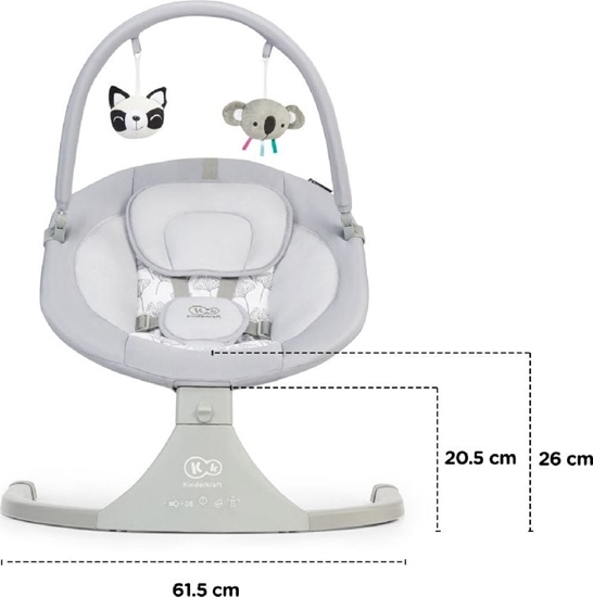 Изображение KinderKraft Bujaczek Luli szary