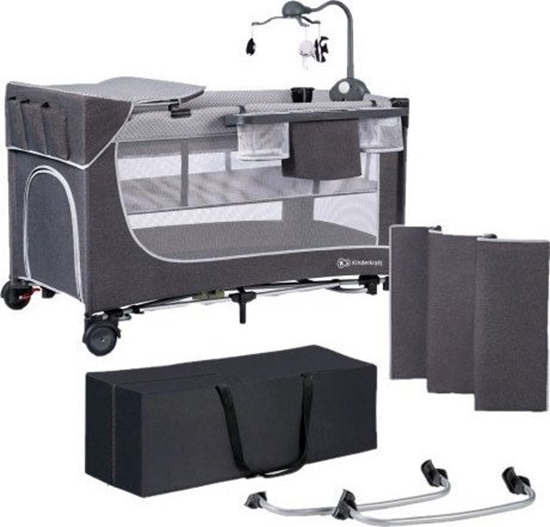 Picture of KinderKraft KINDERKRAFT ÓECZKO TURYSTYCZNE LEODY Z AKCESORIAMI GREY