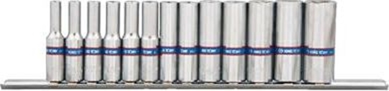 Picture of King Tony KING TONY KOMPLET NASADEK DLUGICH 1/4" 13cz. 4-14mm KT2311MR