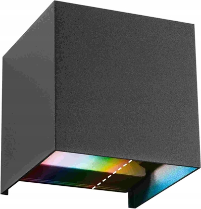 Picture of Kinkiet Paulmann Oprawa elewacyjna CYBO LED SH Zigbee RGBW+ 2x2.5W 2000K-6500K 2x150lm IP44 100x100mm 230V antracyt / aluminium