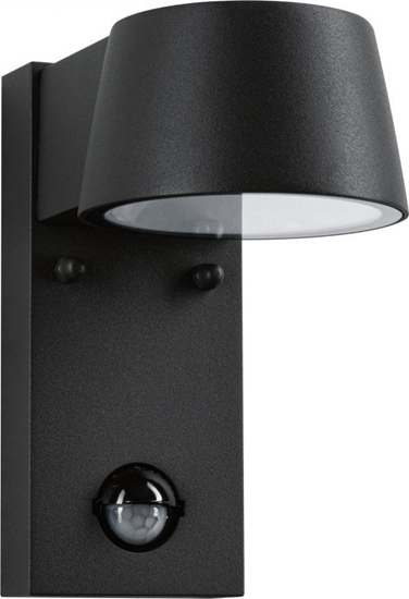 Изображение Kinkiet Paulmann Oprawa elewacyjna czujnik PIR 230V Wandl Capea 5W Czarny