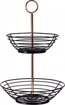 Picture of Kinvara Miska na Owoce Czarny Mied (28,5 x 28,5 x 42,3 cm)