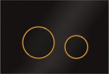 Picture of KK-Pol Przycisk M11V3 Czarny Mat/Z Spp/016/0/KSyfony, stelae