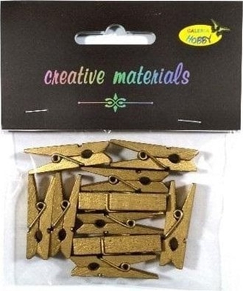 Attēls no Titanum Klamerki drewniane zoty 35mm 10szt