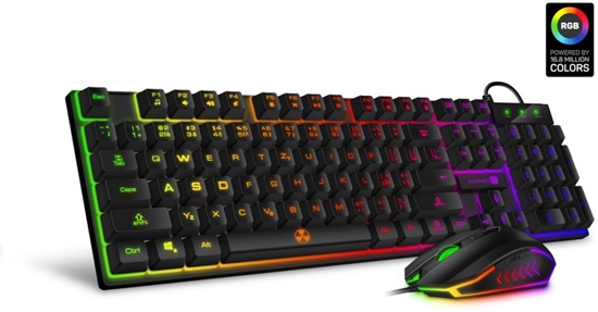 Picture of Klawiatura + mysz Connect IT CONNECT IT BATTLE zestaw do gier przewodowa klawiatura + mysz, ukad CZ + SK, czarny