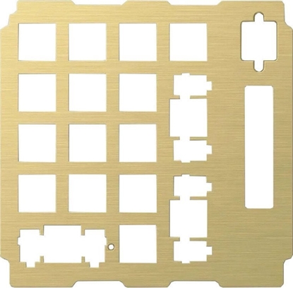 Изображение Klawiatura Triton Glorious GMMK Wireless Numpad Switch Plate - Messing