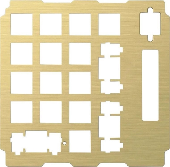 Изображение Klawiatura Triton Glorious GMMK Wireless Numpad Switch Plate - Messing