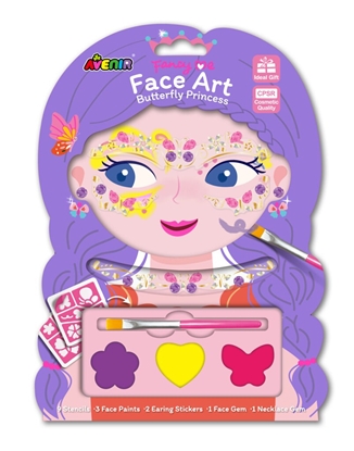 Picture of Klejnoty i farby do twarzy - Motyl 