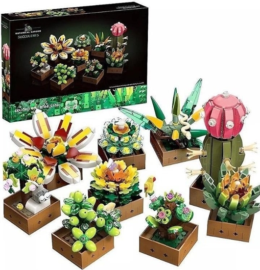 Picture of Klocki - kwiatki w doniczce