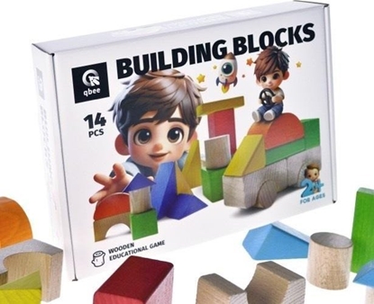 Picture of Klocki drewniane 14 elementów