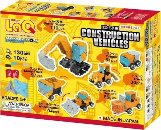 Picture of Klocki edukacyjne LaQ Construction Vehicles