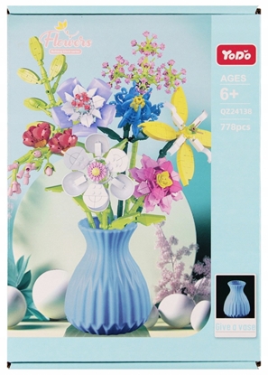 Attēls no KLOCKI KONSTR KWIATY 778SZT 17X25X12 MC PUD 18