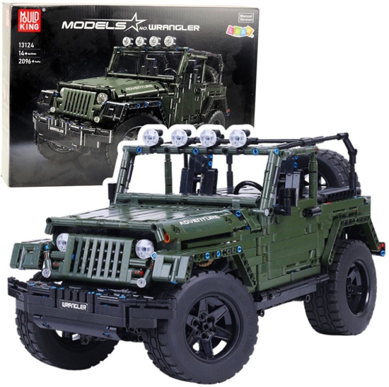 Изображение Klocki Konstrukcyjne Auto Terenowe Zielony Khaki 2078 el.