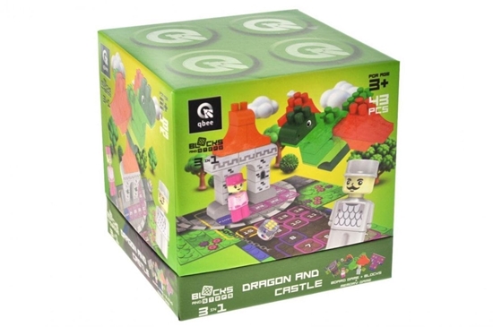 Изображение Klocki konstrukcyjne Block&Steps Smok i zamek