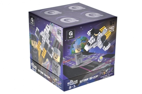 Изображение Klocki konstrukcyjne Block&Steps Statek kosmiczny