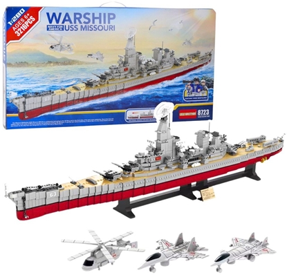 Изображение Klocki Konstrukcyjne Duy Lotniskowiec Wojenny 3216 el. LEAN Toys