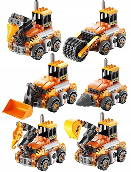 Picture of Klocki konstrukcyjne maszyny budowlane 141 elementÃ³w