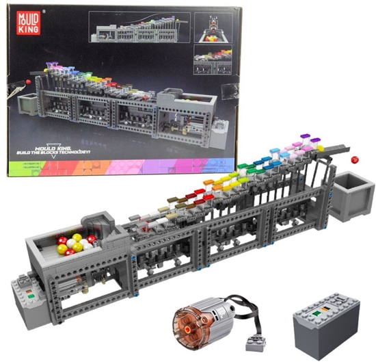Изображение Klocki Konstrukcyjne Tor Na Kulki Z Silnikiem Elektrycznym 1038 el.